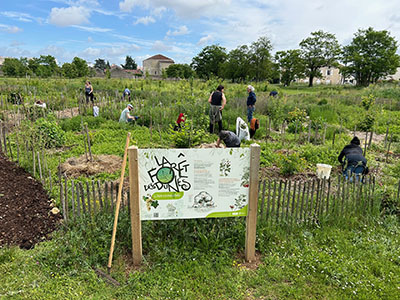 La Forêt des Dunes le 26 mai 2024, lors des 48h de l'argiculture urbaine